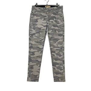 Democracy Ab Technology Skinny Ankle Jeans Camo Tan Green Womens 8